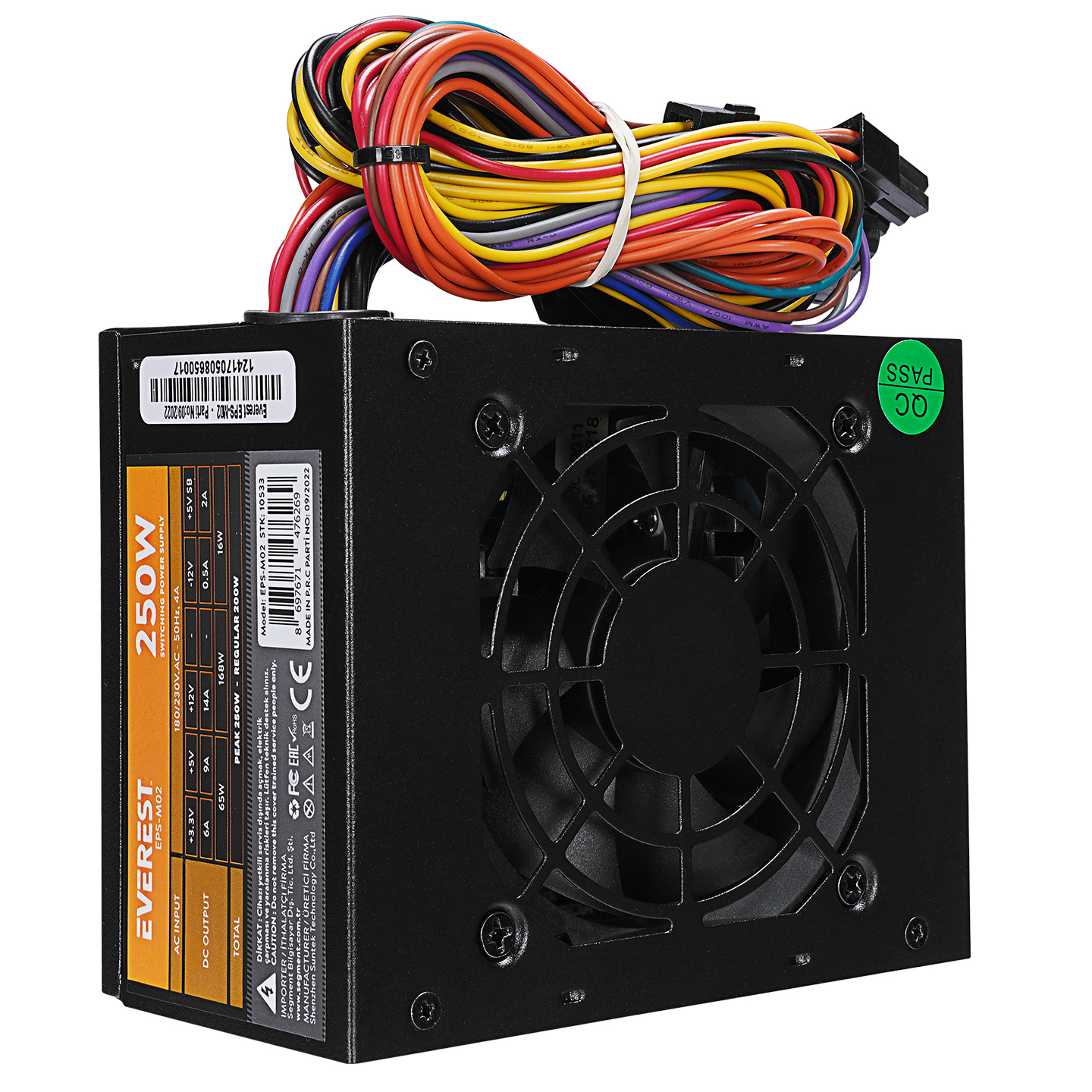 Everest EPS-M02 Real 200W Peak 250W Power Supply