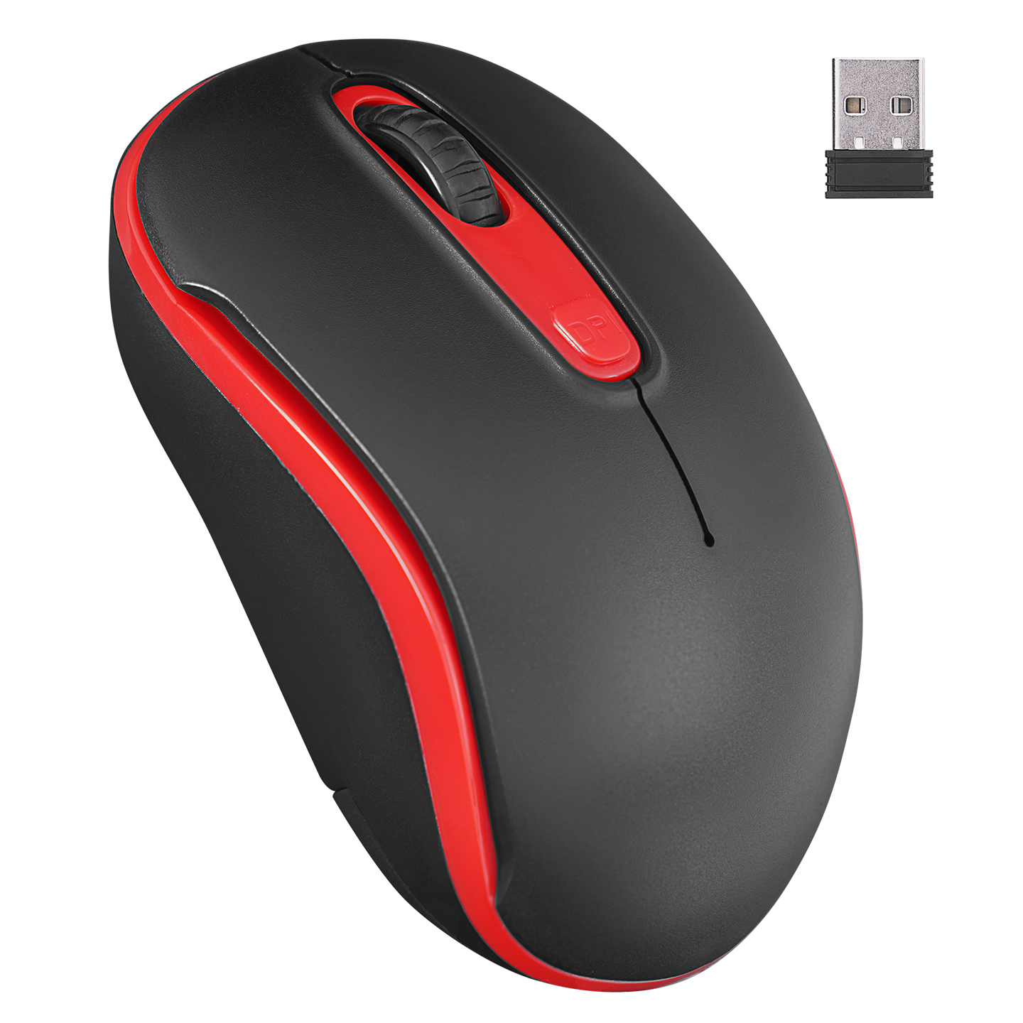 Everest SM-804 Usb Black / Red 800/1200 / 1600dpi Wireless Mouse