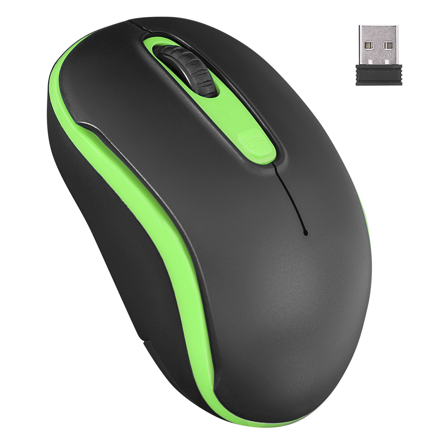 Everest SM-804 Usb Siyah/Yeşil 800/1200/1600dpi Kablosuz Mouse