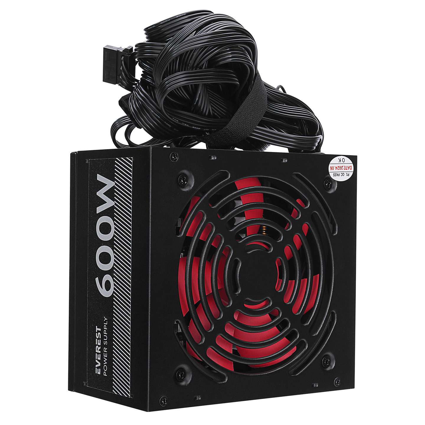 Everest EPS-600A PEAK 600W 12cm Fan 4*SATA Aktif PFC Oyuncu PC Destekli Power Supply (Kutusuz)